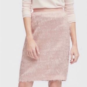 Banana Republic Pink Fringe Skirt